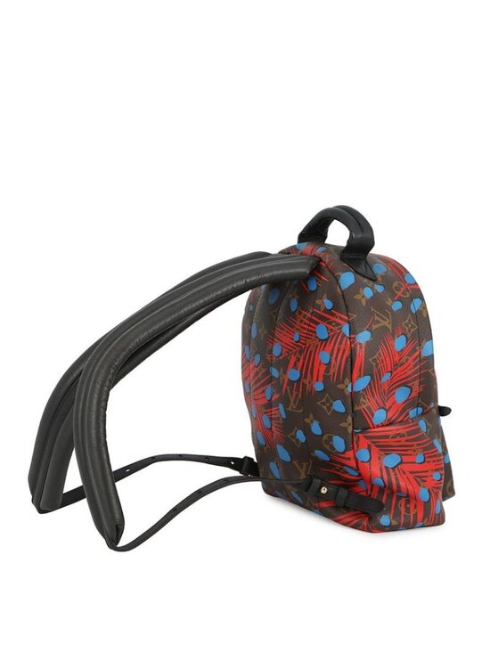 Louis Vuitton Backpack Monogram Jungle Dot Palm Spring PM Noir Black Red Blue main image 8